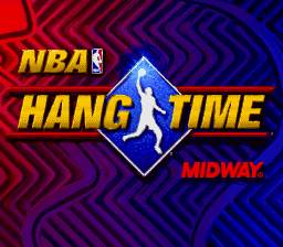 NBA Hang Time (Europe) Title Screen